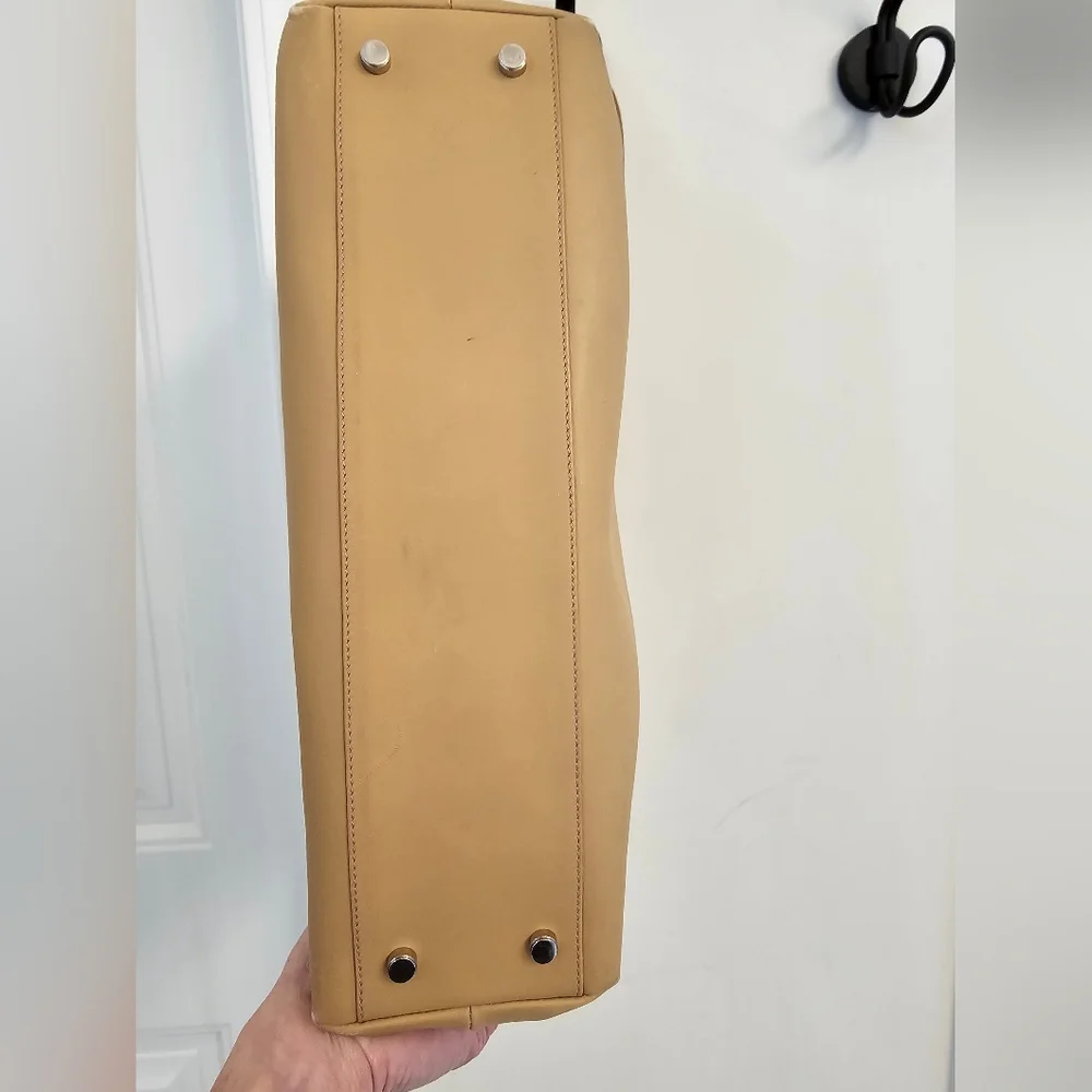 Ferragamo Tan Leather Tote